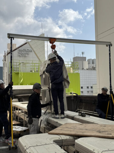 作業中